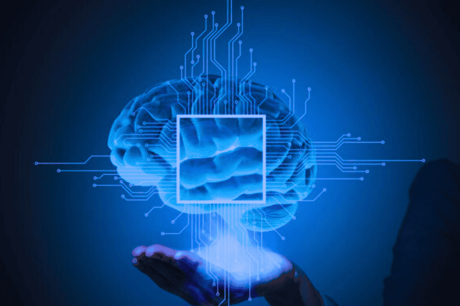 How to Hire a Chief AI Officer illustration of floating brain