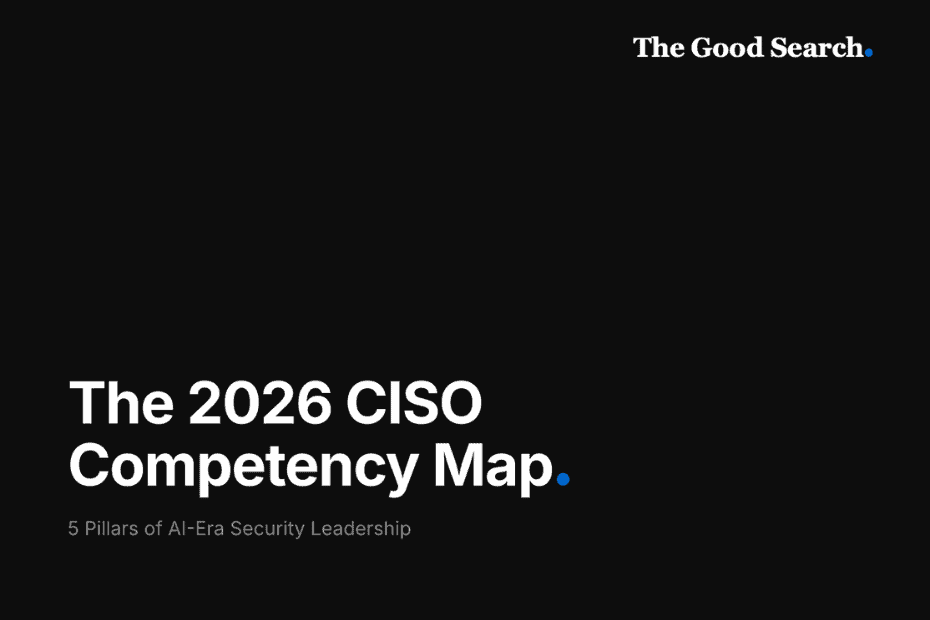 Image of the CISO Competency Map 
