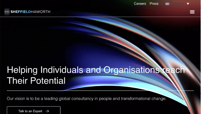 Text of Sheffield Haworth home page